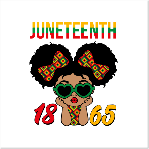 1865 Juneteenth, Black History, Freedom Wall Art by UrbanLifeApparel